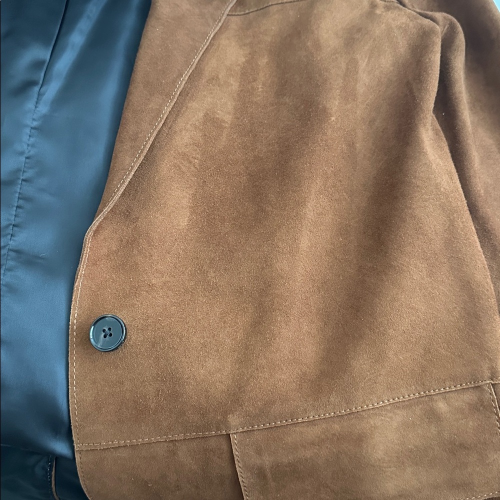 Mango Brown Leather Jacket - Picture 15 of 15